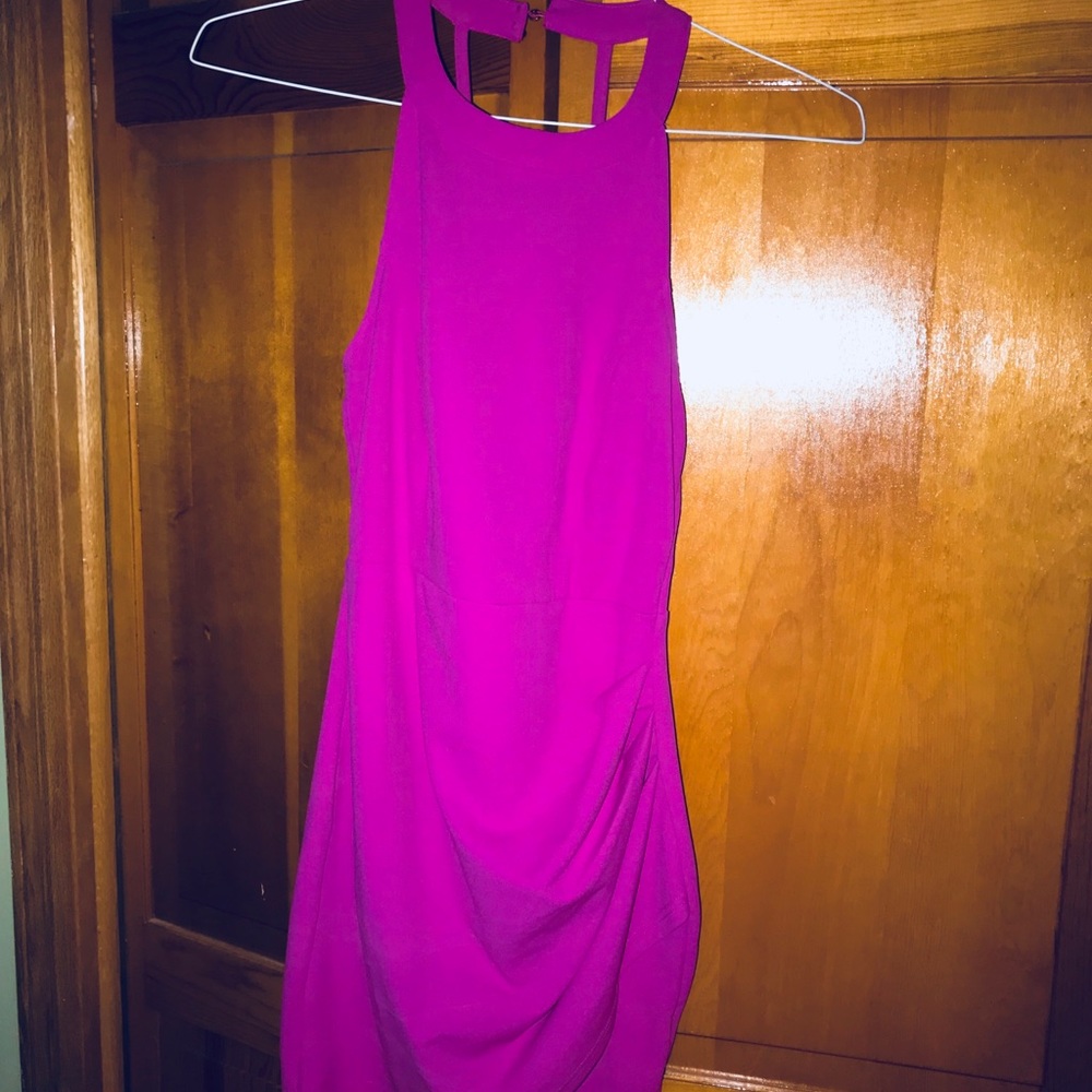 Magenta Mini Dress